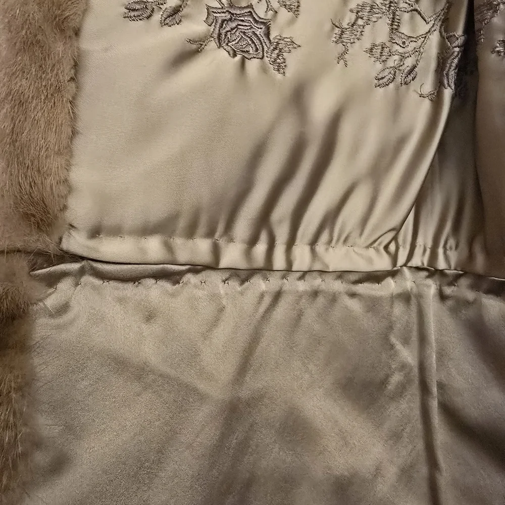 BOSTON FUR VINTAGE Mink Fur Convertible Coat